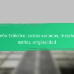 Diseño Ecléctico: originalidad, diversidad, personalidad