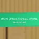 Diseño Rústico: calidez, conexión con la naturaleza, autenticidad